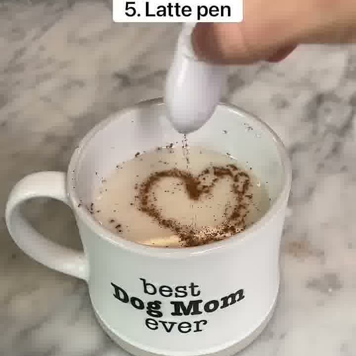 CinniBird Electric Coffee Latte Art & Spice Decorating Pen - official Amazon product photo