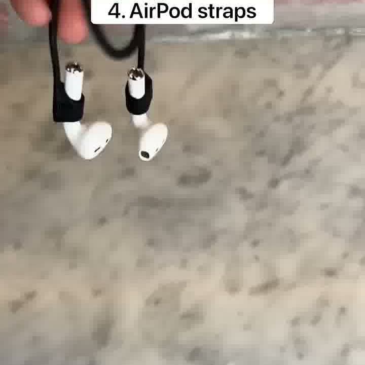 Magnetic Anti-Lost Sports Silicone Neck Strap Lanyard for Apple AirPods - official Amazon product photo