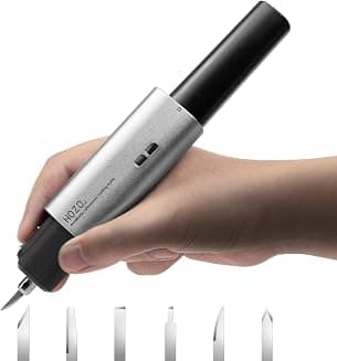 Ultrasonic Precision Vibrating Chef Knife with Wireless Charging Stand - official Amazon product photo