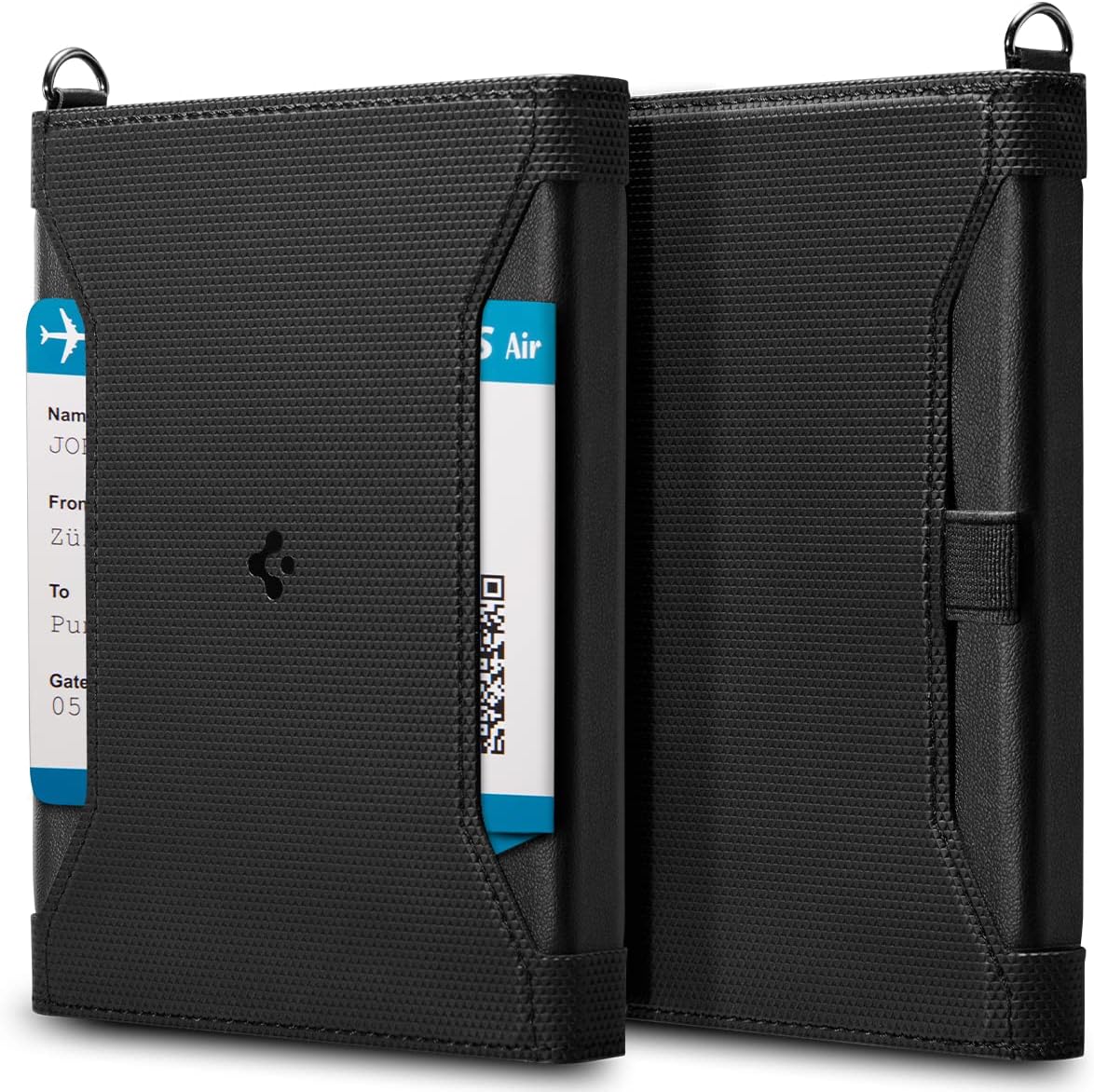 Spigen Life RFID Blocking Passport Holder Wallet with AirTag Slot - trending gadget from YouTube