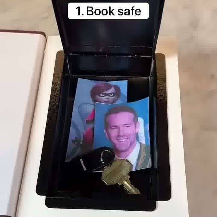 Funderstood Classic Literature Real Paper Page Diversion Book Safe Lock Box - trending gadget from YouTube