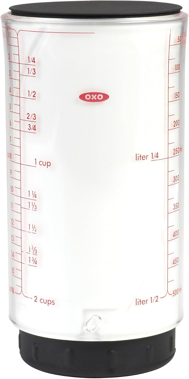 OXO Good Grips 2-Cup Adjustable Measuring Cup for Sticky Ingredients - trending gadget from YouTube